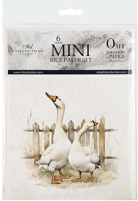Geese 1 - rice paper set