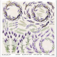 11.8" x 12.1" paper pad - Provence Scented with Lavender