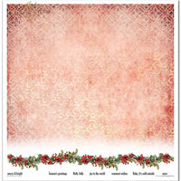 11.8" x 12.1" paper pad - Merry Christmas