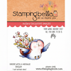 Stamping Bella  - Birdie With A Message - Rubber Stamp Set