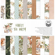 12" x 12" paper pad - Forest Tea Party