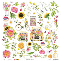 12" x 12" paper pad - The Four Seasons Summer