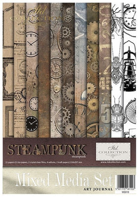 Steampunk -  Mixed media set