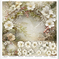 11.8" x 12.1" paper pad - Winter Bouquet