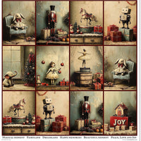 11.8" x 12.1" paper pad - Retro Toys