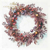 Autumn Wreath 2 - rice paper set