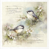 Spring Birds and Bells - rice paper set - Crafty Wizard