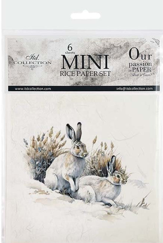 Rabbits - rice paper set | Crafty Wizard