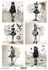 A4 transparent foil set - various designs