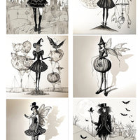 A4 transparent foil set - various designs