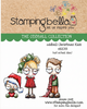 Stamping Bella  - Oddball Christmas Kids - Rubber Stamp Set