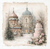 Winter Rose 1 - rice paper set - Crafty Wizard