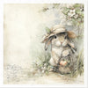 Bunnies 3 - rice paper set - Crafty Wizard