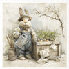 Bunnies 5 - rice paper set - Crafty Wizard