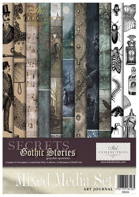 Gothic Stories -  Mixed media set