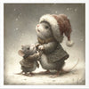 Winter Mice 3 - rice paper set - Crafty Wizard