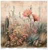 11.8" x 12.1" paper pad - Desert Flowers