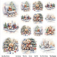 11.8" x 12.1" paper pad - Christmas Wishes