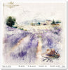 11.8" x 12.1" paper pad - Provence Scented with Lavender