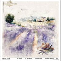 11.8" x 12.1" paper pad - Provence Scented with Lavender