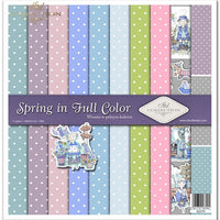11.8" x 12.1" paper pad - Spring in Full Color