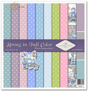 11.8" x 12.1" paper pad - Spring in Full Color