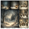 11.8" x 12.1" paper pad - Mouse World - Winter Journey - Crafty Wizard