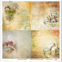 11.8" x 12.1" paper pad - Spring Impressions