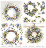 11.8" x 12.1" paper pad - Spring Wreath