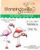 Stamping Bella Oddball Flamingos - Rubber Stamp Set
