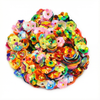 6.5mm Opal multicolour flowers sequins