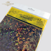 Metallic foil Termoton - glitter brown