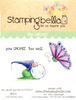 Stamping Bella - The Gnome and the Butterfly - Rubber Stamp Set
