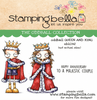 Stamping Bella  - Oddball King and Queen - Rubber Stamp Set