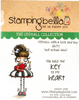 Stamping Bella - Oddball with lock and key - Rubber Stamp Set
