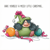 Stamping Bella - Messy Christmas Gnome - Rubber Stamp Set