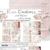 8" x 8" paper pad - Rose Emotions Backgrounds and Basic Mix Set