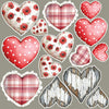 8" x 8" paper pad - Heart of the Sun Backgrounds and Basic Mix Set