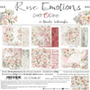 8" x 8" paper pad - Rose Emotions Backgrounds and Basic Mix Set