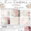 8" x 8" paper pad - Rose Emotions Backgrounds and Basic Mix Set