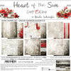 8" x 8" paper pad - Heart of the Sun Backgrounds and Basic Mix Set