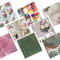 A4 soft decoupage paper set - set 1