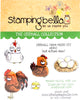 Stamping Bella - Oddball Farm Birds Set - Rubber Stamp Set