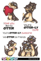 C.C. Designs - Otters - Clear Stamp Set