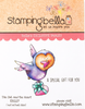 Stamping Bella  - The Owl And The Heart - Rubber Stamp Set