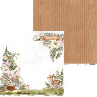 6" x 6" paper pad - Forest Tea Party