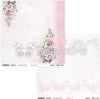 8" x 8" paper pad - Pink Roses - Crafty Wizard