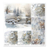 11.8" x 12.1" paper pad - Botanical Garden in Winter