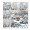 11.8" x 12.1" paper pad - Botanical Garden in Winter