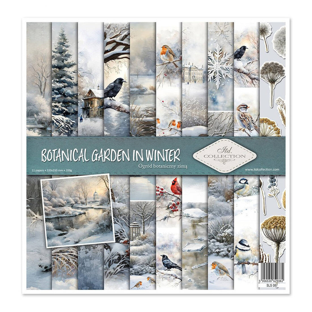 11.8" x 12.1" paper pad - Botanical Garden in Winter